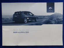 Lade das Bild in den Galerie-Viewer, Alpina XD3 BMW X3 - Preisliste MJ 2019 - Prospekt Brochure 09.2018
