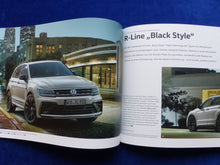 Lade das Bild in den Galerie-Viewer, VW Tiguan R-Line 4Motion MJ 2018 - Prospekt Brochure + Preisliste 11.2017
