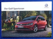 Lade das Bild in den Galerie-Viewer, VW Golf Sportsvan MJ 2019 - Prospekt Brochure 07.2018
