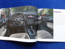 Lade das Bild in den Galerie-Viewer, VW Golf Sportsvan MJ 2019 - Prospekt Brochure 07.2018
