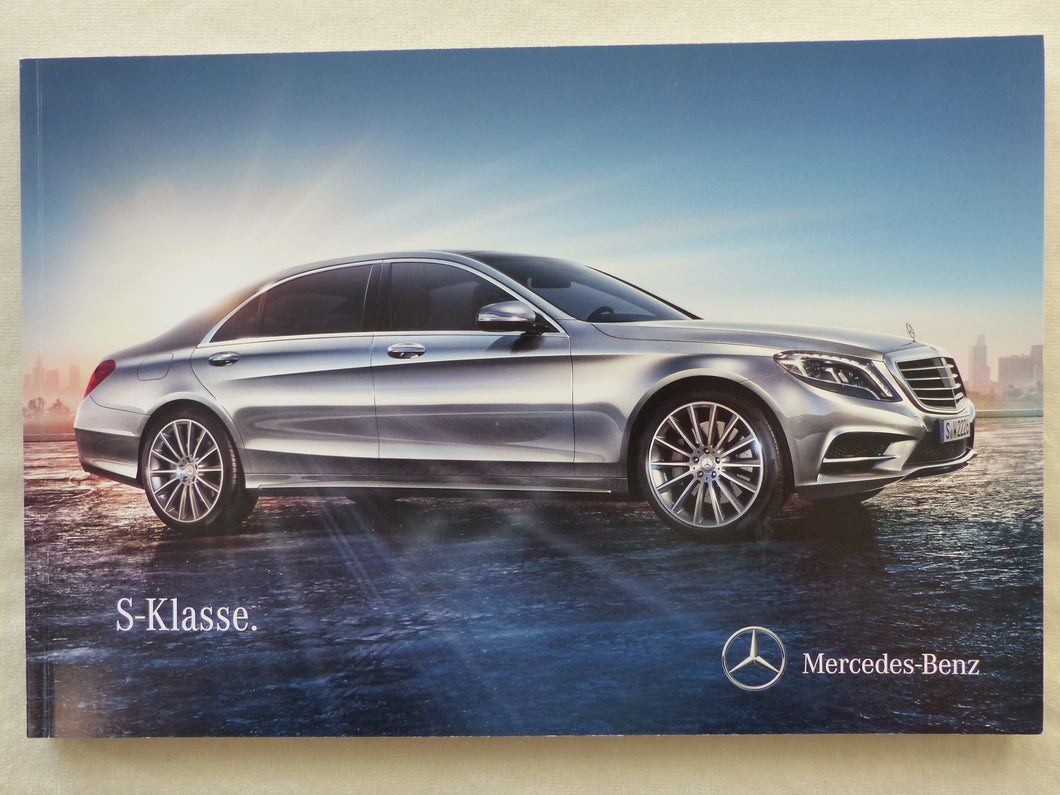 Mercedes-Benz S-Klasse S 500 AMG S63 W222 MJ 2014 - Prospekt Brochure 07.2013