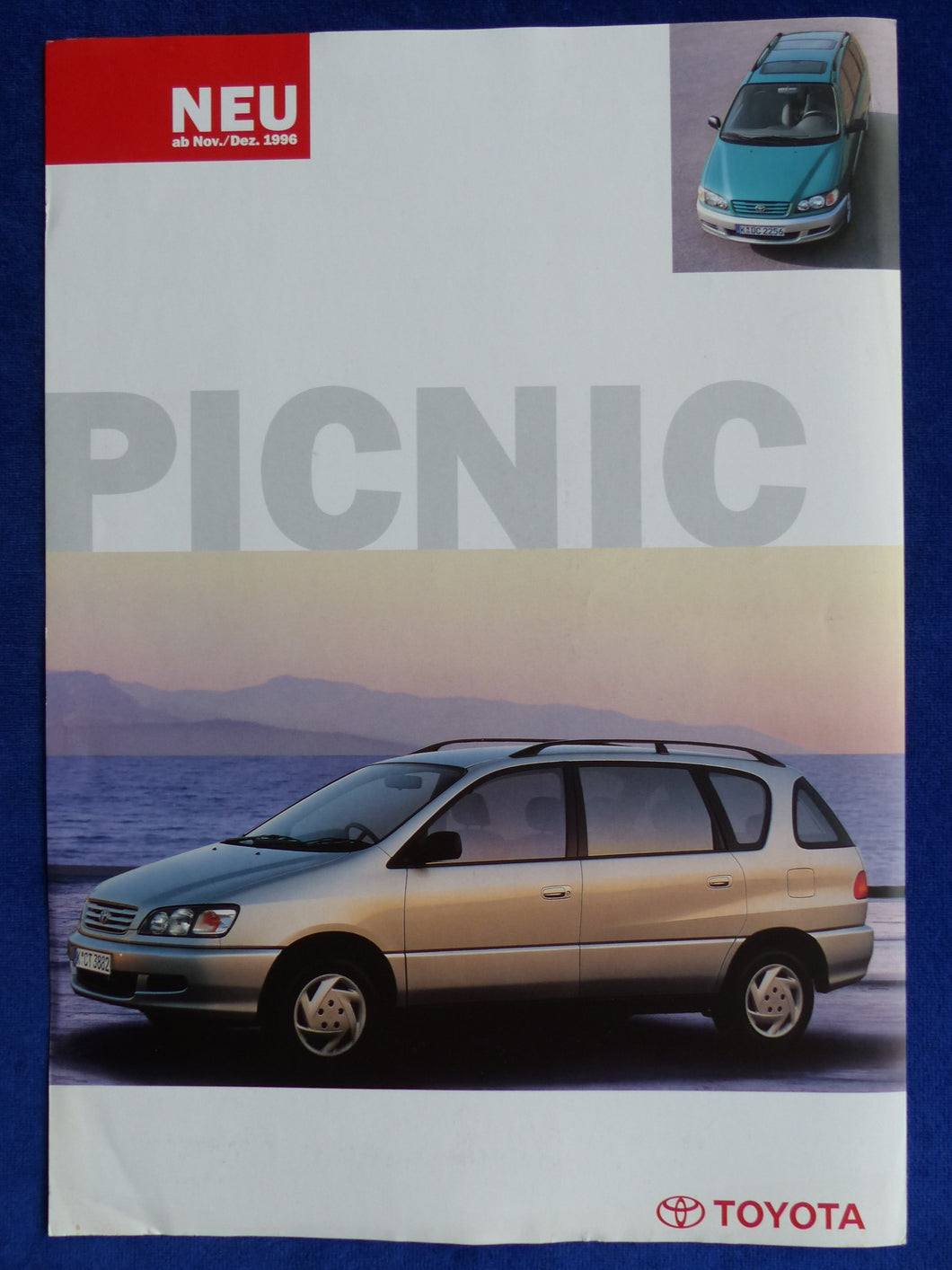 Toyota Picnic MJ 1997 - Preview Prospekt Brochure 08.1996