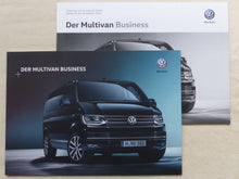 Lade das Bild in den Galerie-Viewer, VW Bus T6 Multivan Business MJ 2016 - Prospekt Brochure + Preisliste 11.2015
