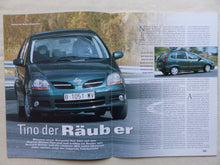 Lade das Bild in den Galerie-Viewer, Nissan Almera Tino 1.8 - Fahrbericht - Sonderdruck VAN Mobil 08/2000

