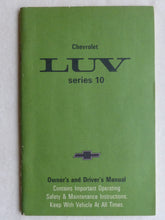 Lade das Bild in den Galerie-Viewer, Chevrolet LUV series 10 - US-Betriebsanleitung Driver&#39;s Manual 1979 USA
