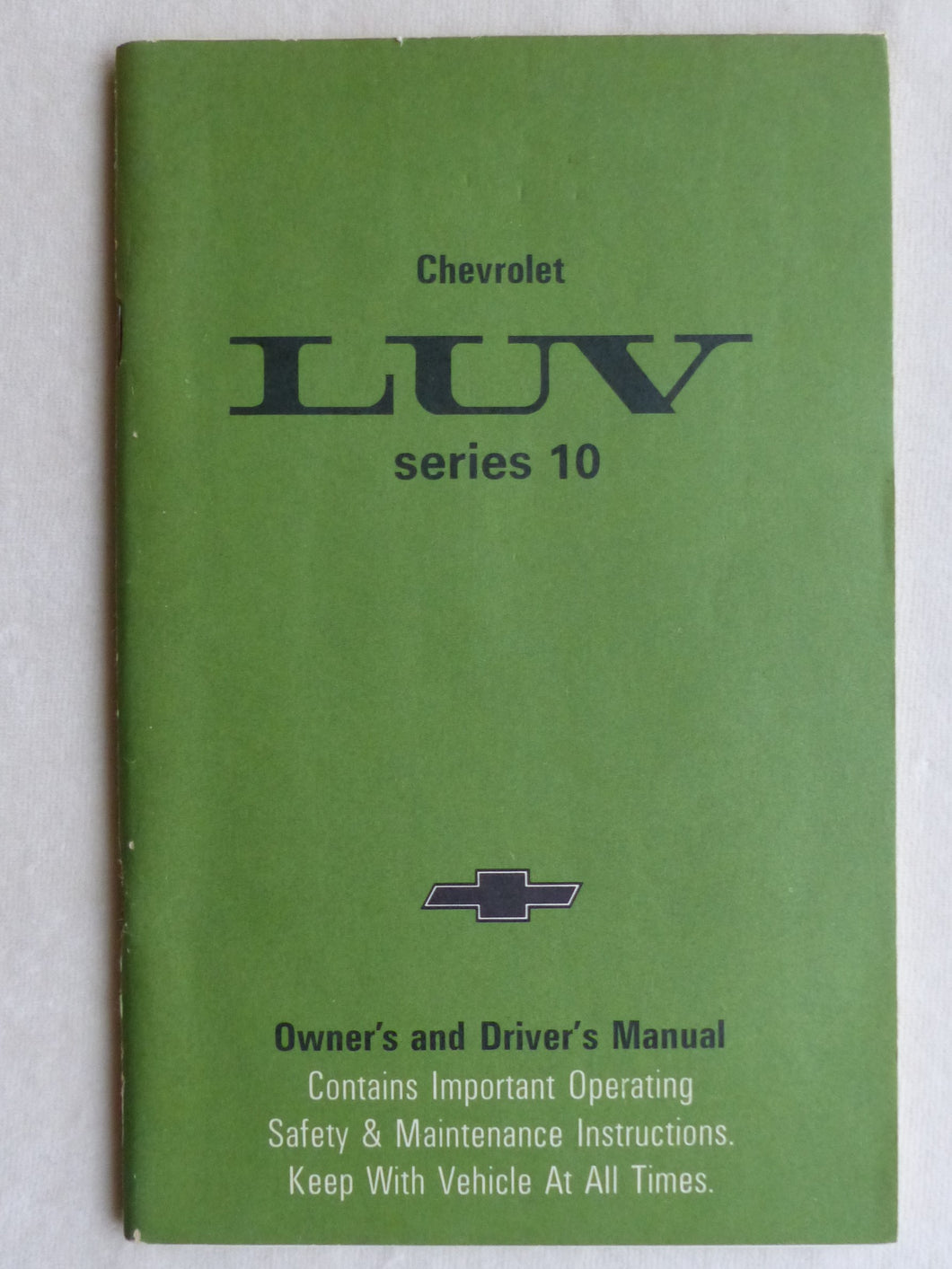 Chevrolet LUV series 10 - US-Betriebsanleitung Driver's Manual 1979 USA