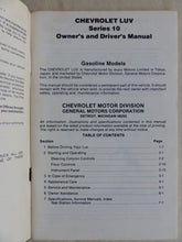 Lade das Bild in den Galerie-Viewer, Chevrolet LUV series 10 - US-Betriebsanleitung Driver&#39;s Manual 1979 USA
