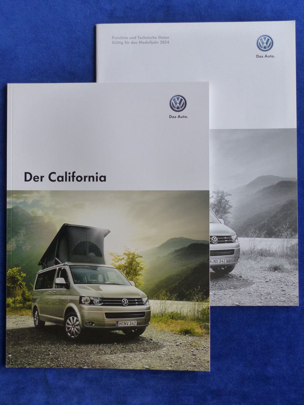 VW Bus T5 California Beach MJ 2014 - Prospekt Brochure + Preisliste 05.2013