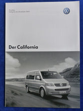 Lade das Bild in den Galerie-Viewer, VW Bus T5 California MJ 2005 - Prospekt Brochure + Preisliste 01.2005
