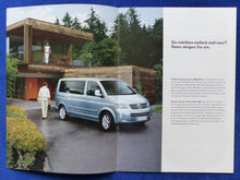 Lade das Bild in den Galerie-Viewer, VW Bus T5 Multivan Atlantis MJ 2007 - Prospekt Brochure + Preisliste 01.2007
