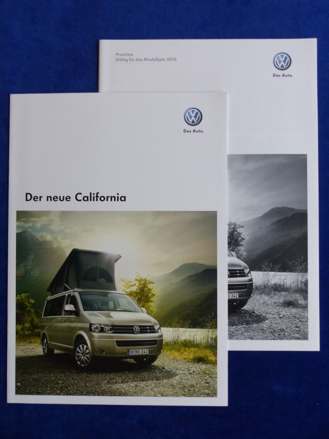 VW Bus T5 California Beach MJ 2010 - Prospekt Brochure + Preisliste 09.2009