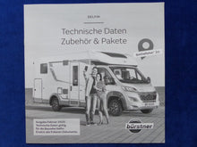 Lade das Bild in den Galerie-Viewer, Bürstner Delfin Wohnmobil Renault - Prospekt Brochure + Preisliste 02.2020
