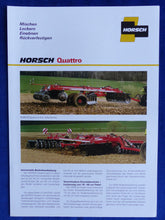 Lade das Bild in den Galerie-Viewer, Horsch Quattro 6 Bodenbearbeitung - Prospekt Brochure 90er
