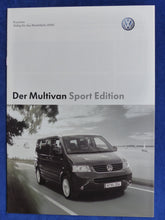 Lade das Bild in den Galerie-Viewer, VW Bus Multivan Sport Edition MJ 2006 - Prospekt Brochure + Preisliste 09.2005
