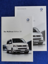 Lade das Bild in den Galerie-Viewer, VW Bus T5 Multivan Edition 25 MJ 2013 - Prospekt Brochure + Preisliste 06.2012
