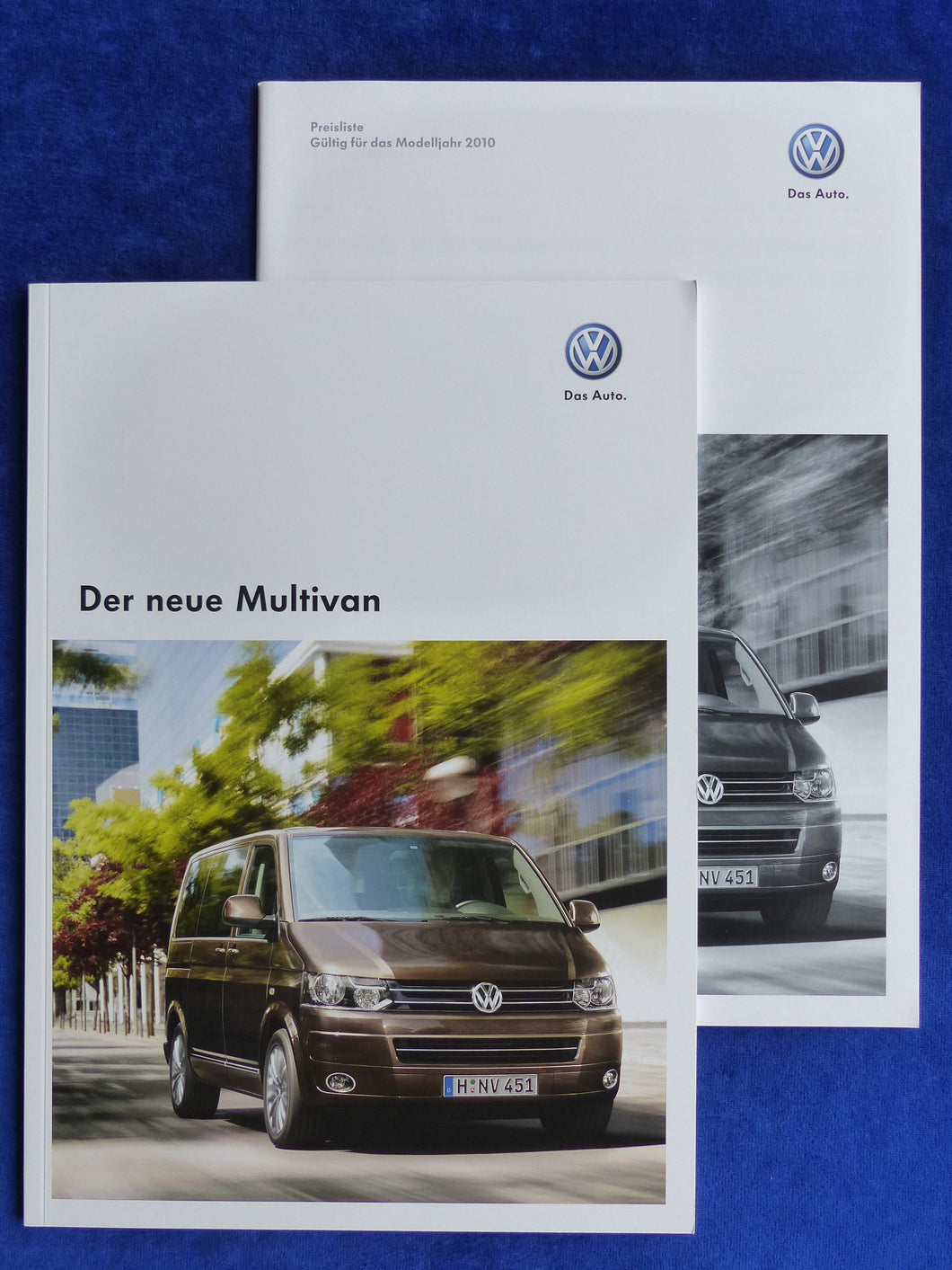 VW Bus T5 Multivan Highline MJ 2010 - Prospekt Brochure + Preisliste 09.2009