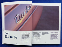 Lade das Bild in den Galerie-Viewer, Porsche 911 Turbo Typ 996 MJ 2002 - Hardcover Prospekt Brochure 07.2001

