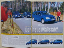 Lade das Bild in den Galerie-Viewer, VW Touran Opel Zafira Mercedes Vaneo - Test - Sonderdruck AutoBild 14/2003
