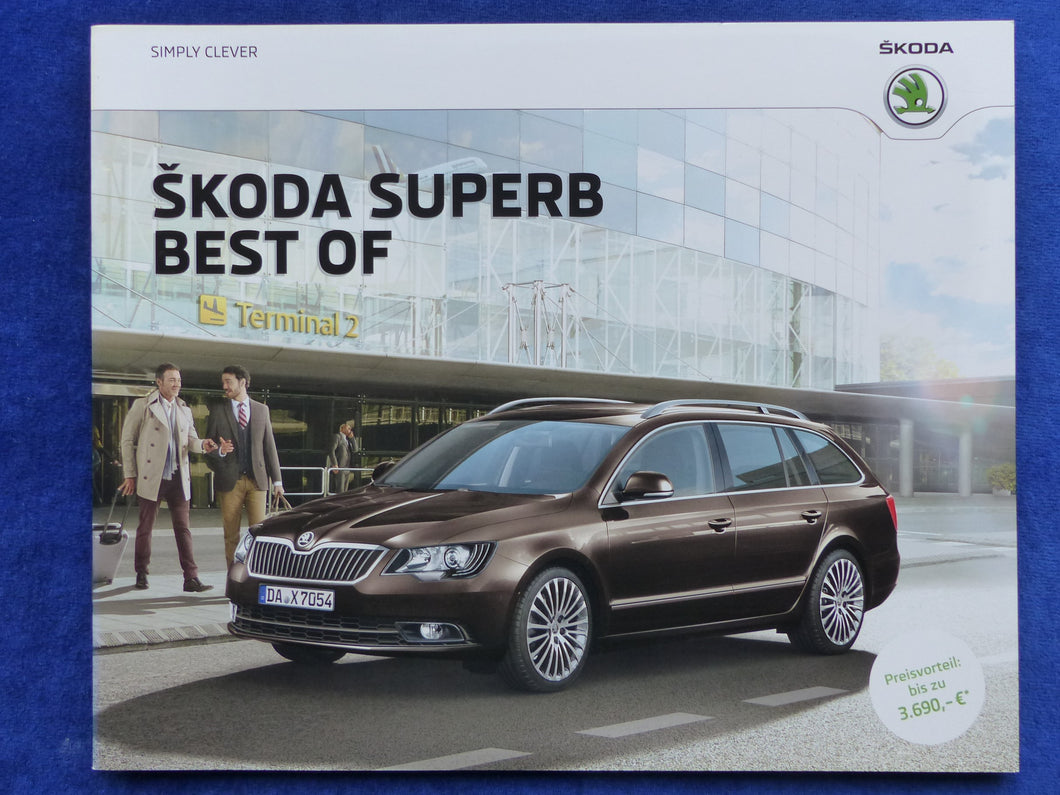 Skoda Superb Best of Sondermodell MJ 2015 - Prospekt Preisliste Brochure 12.2014