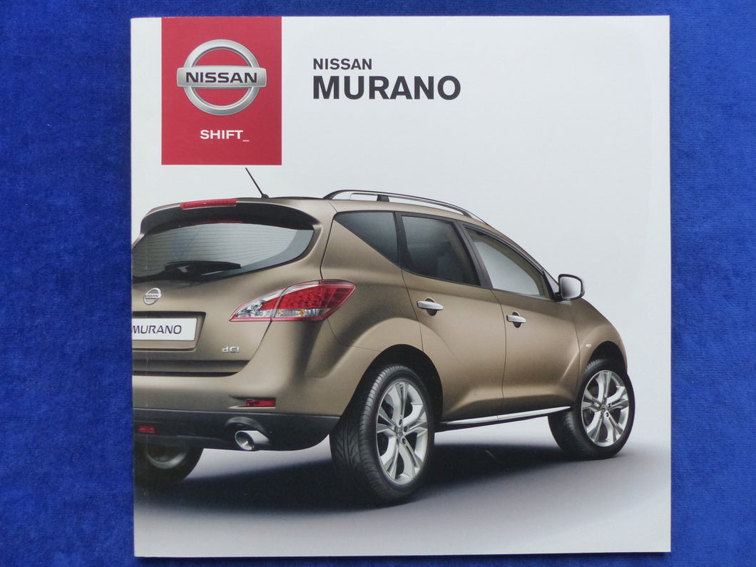 Nissan Murano MJ 2013 - Prospekt Brochure 07.2012