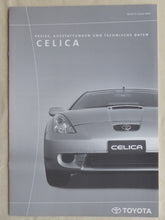 Lade das Bild in den Galerie-Viewer, Toyota Celica S MJ 2000 - Prospekt Brochure + Daten &amp; Ausstattungen 01.2000
