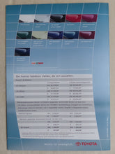 Lade das Bild in den Galerie-Viewer, Toyota Avensis Sondermodell Selektion - Prospekt Brochure 02.2000
