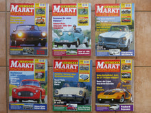 Lade das Bild in den Galerie-Viewer, Konvolut 6 Hefte Oldtimer Markt 1994 Mercedes Citroen Fiat Triumph FMR Ferrari
