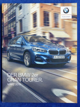 Lade das Bild in den Galerie-Viewer, BMW 2er Gran Tourer 220i M Sport MJ 2019 - Prospekt Preisliste Brochure 03.2019
