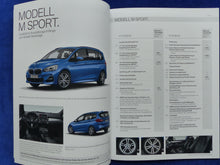 Lade das Bild in den Galerie-Viewer, BMW 2er Gran Tourer 220i M Sport MJ 2019 - Prospekt Preisliste Brochure 03.2019
