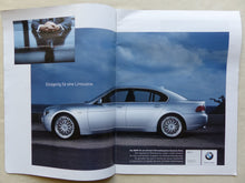 Lade das Bild in den Galerie-Viewer, BMW 7er 760i V12 Werbekampagne Intern - Prospekt Brochure 2002
