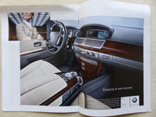 Lade das Bild in den Galerie-Viewer, BMW 7er 760i V12 Werbekampagne Intern - Prospekt Brochure 2002
