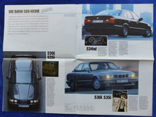 Lade das Bild in den Galerie-Viewer, BMW Programm &#39;89 - 3er 5er 7er Z1 M3 M5 - Prospekt Brochure 01.1989 Großformat
