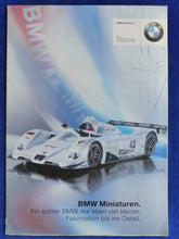 Lade das Bild in den Galerie-Viewer, BMW Miniaturen 1999 M1 LMR 2002 turbo 3er 5er Isetta - Prospekt Brochure 02.1999
