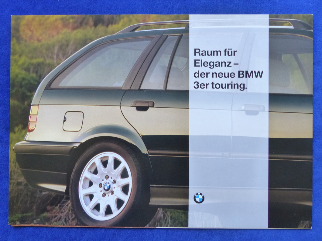 BMW 3er touring 318 320 325 tds 328 Typ E36 MJ 1995 - Prospekt Brochure 02.1994