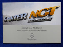 Lade das Bild in den Galerie-Viewer, Mercedes-Benz Sprinter NGT Erdgas-Technik MJ 2008 - Prospekt Brochure 10.2007
