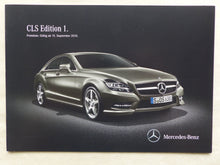 Lade das Bild in den Galerie-Viewer, Mercedes-Benz CLS Edition 1 MJ 2011 - Prospekt Preisliste Brochure 09.2010
