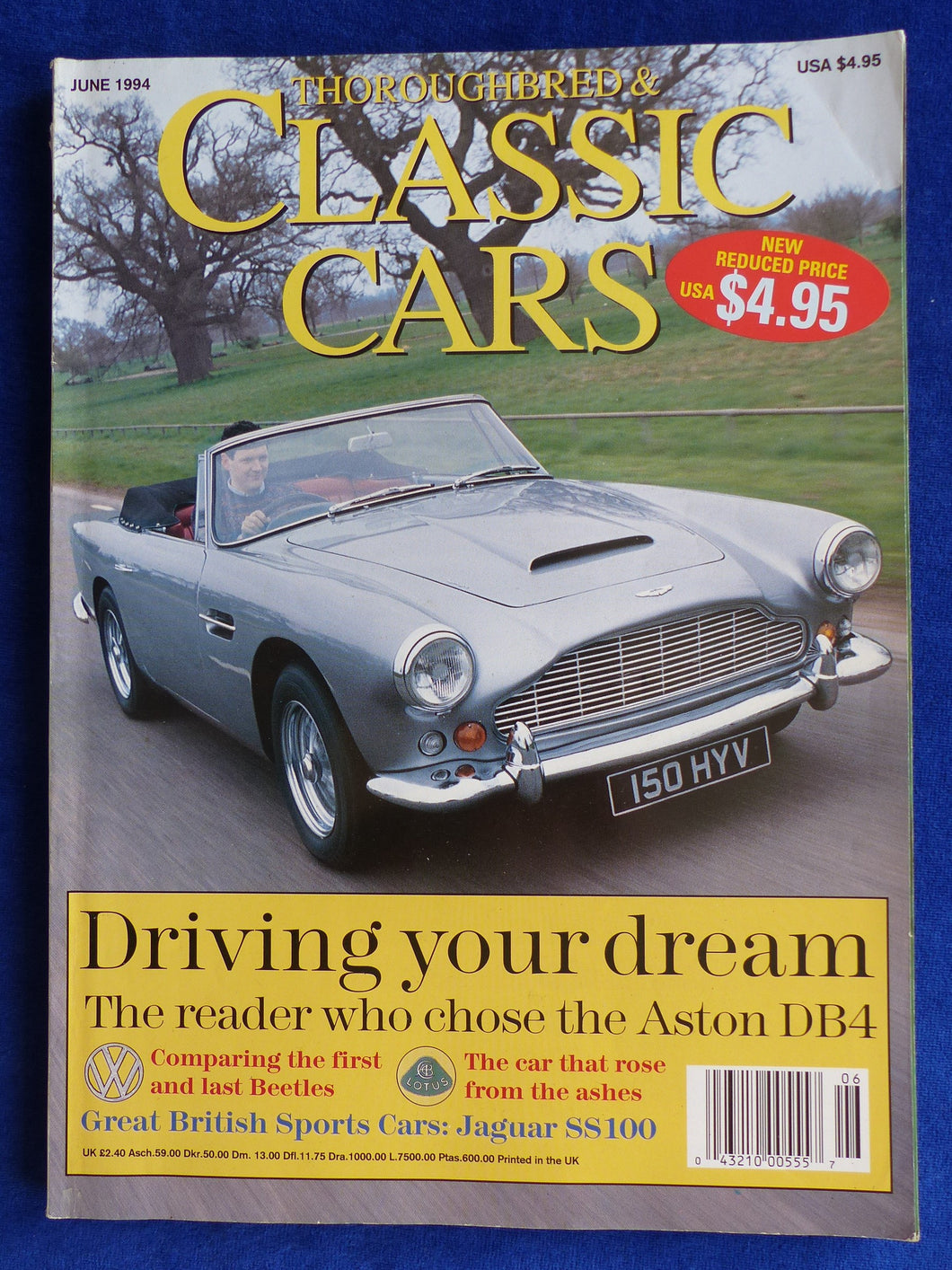 Classic Cars UK-Magazin 6/1994 - Porsche 935 Aston DB4 Jaguar Lotus VW Beetle