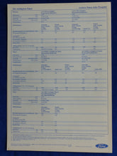 Lade das Bild in den Galerie-Viewer, Ford Escort XR 3i - Preisliste MJ 1992 - Prospekt Brochure 01.1992
