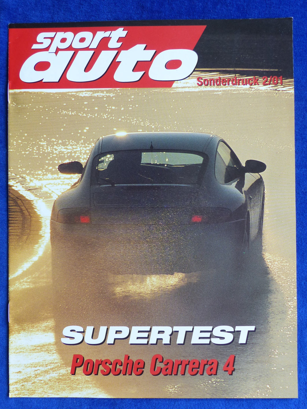 Porsche 911 Carrera 4 Typ 996 MJ 2001 - Test - Sonderdruck sport auto 02/2001