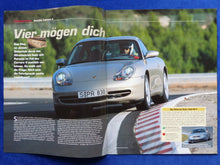 Lade das Bild in den Galerie-Viewer, Porsche 911 Carrera 4 Typ 996 MJ 2001 - Test - Sonderdruck sport auto 02/2001
