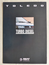 Lade das Bild in den Galerie-Viewer, Seat Toledo Turbo Diesel MJ 1993 - Prospekt Brochure 07.1992
