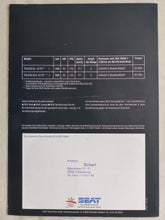 Lade das Bild in den Galerie-Viewer, Seat Toledo Turbo Diesel MJ 1993 - Prospekt Brochure 07.1992
