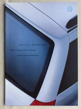 Lade das Bild in den Galerie-Viewer, VW Golf Variant 4Motion - Prospekt Brochure + Daten &amp; Ausstattungen 03.1999
