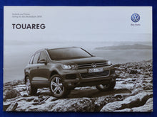 Lade das Bild in den Galerie-Viewer, VW Touareg V6 V8 Hybrid MJ 2013 - Prospekt Brochure + Preisliste 10.2012
