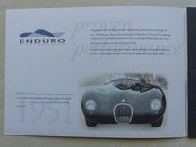 Lade das Bild in den Galerie-Viewer, Jaguar 1950's C-Type Recreation from Enduro - UK-Prospekt Brochure 2006 England
