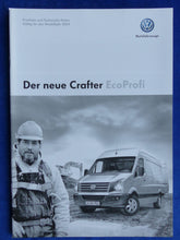 Lade das Bild in den Galerie-Viewer, 10x VW Crafter EcoProfi Preisliste MJ 2014 Prospekt 01.2014 Konvolut
