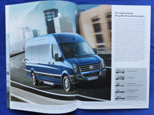Lade das Bild in den Galerie-Viewer, VW Crafter Pritschenwagen MJ 2013 - Prospekt Brochure + Preisliste 06.2012
