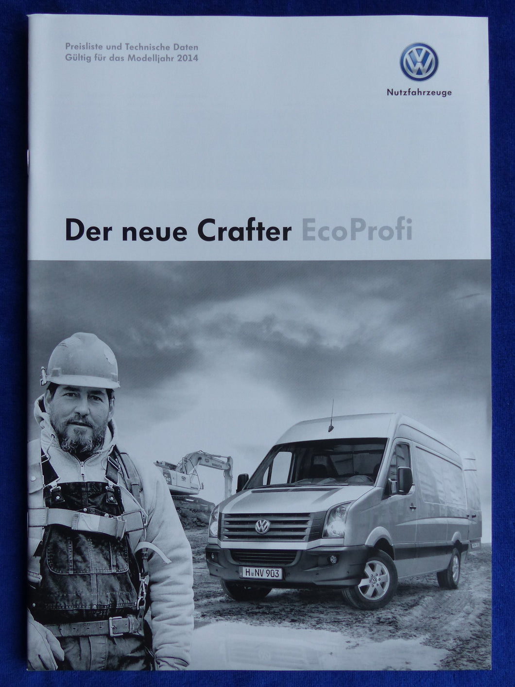 VW Crafter EcoProfi Kombi Kastenwagen - Preisliste - Prospekt Brochure 01.2014