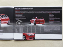 Lade das Bild in den Galerie-Viewer, Seat Leon Sport Comfort Limited Sondermodell MJ 2009 - Prospekt Brochure 07.2008
