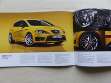 Lade das Bild in den Galerie-Viewer, Seat Leon FR Cupra MJ 2010 - Prospekt Brochure 07.2009
